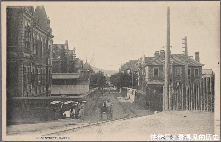 老照片:日本占领下的大连 街道都是起的日本名字