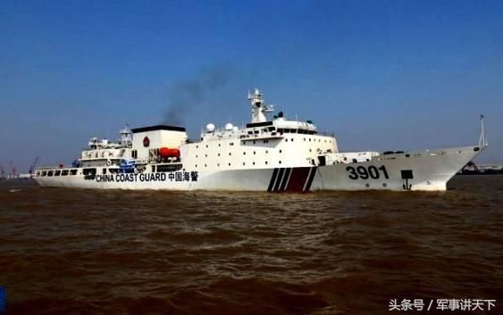 中国最大海警船南海行动收官,排水量1.2万吨,世界最大执法船