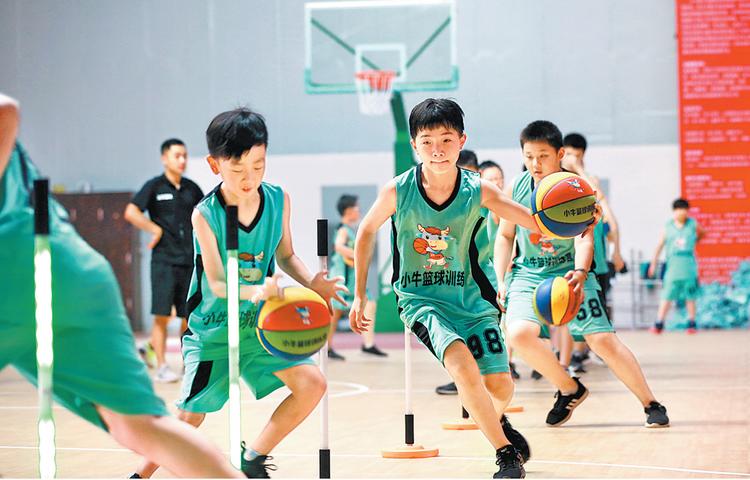 郑州市篮球协会组织开展青少年公益篮球训练活