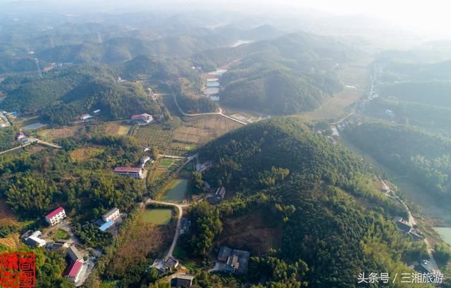 株洲市郊有个省级风景区,航拍图真美,农家美食