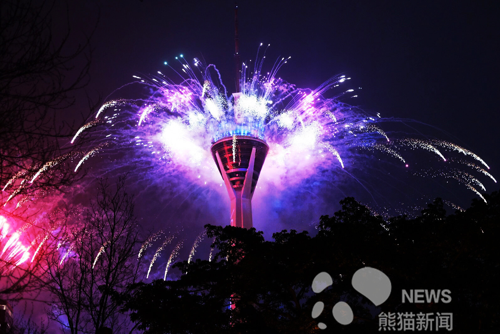 终于来了!成都339烟花秀 光电烟火秀闪耀蓉城