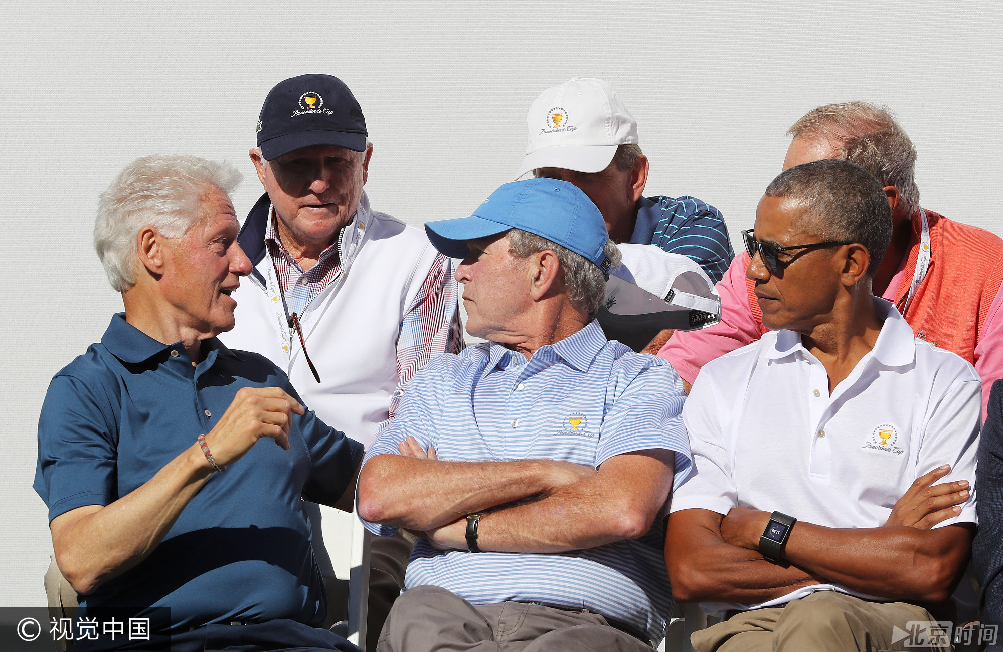 据了解，这是比赛从1994年开始，首次有三位历任总统同时参加。图/视觉中国