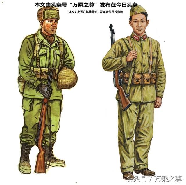 7个不同时期解放军和美军步兵个人装备对比