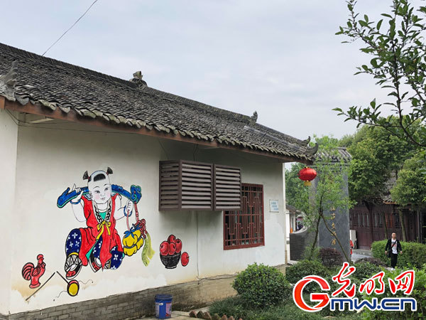 一分钟领略绵竹年画村”画景”