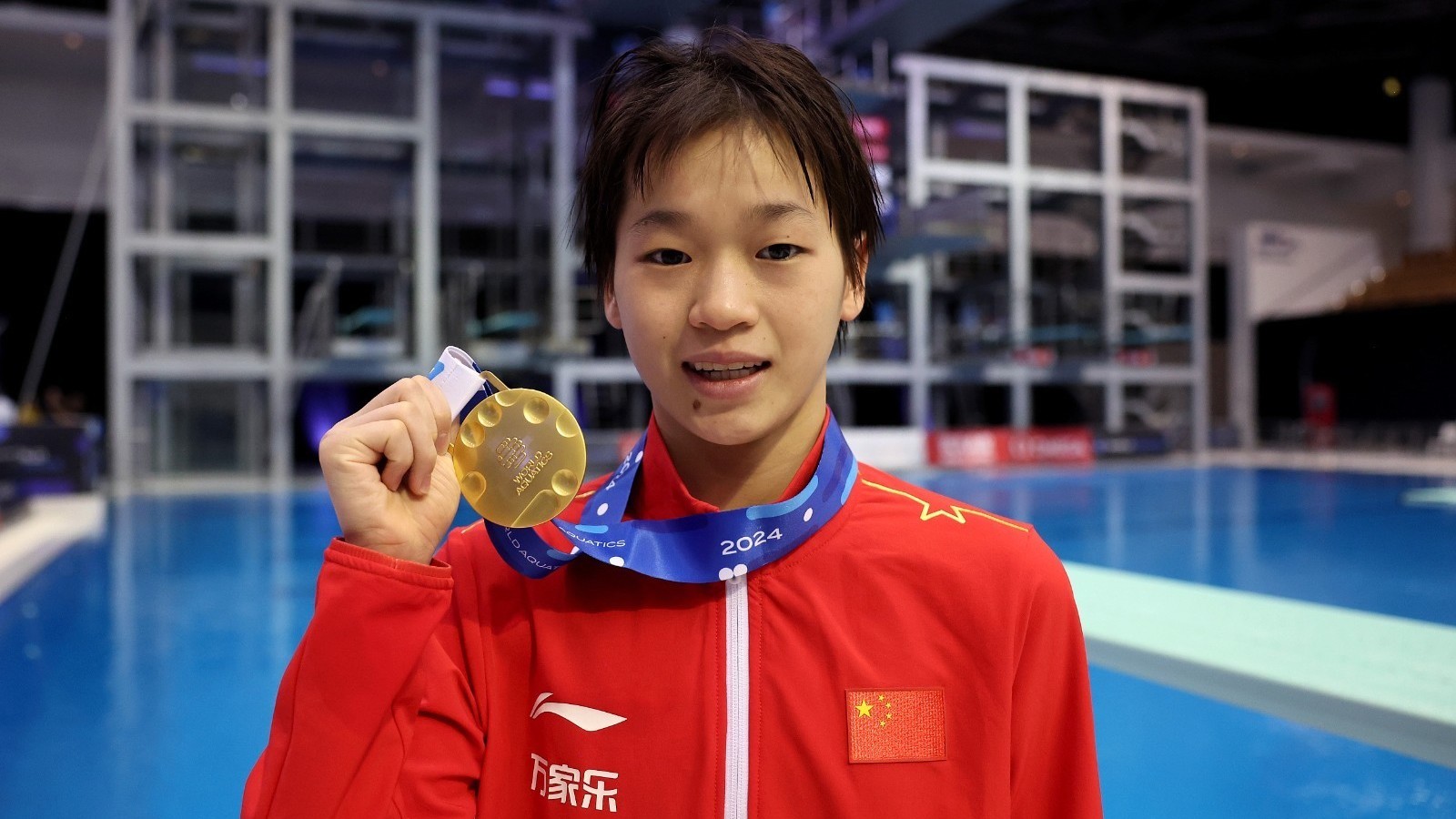 2024跳水世界杯柏林站 全红婵女子十米台夺冠 第四跳获满分 2024跳水世界杯柏林站 全红婵女子十米台夺冠 第四跳获满分