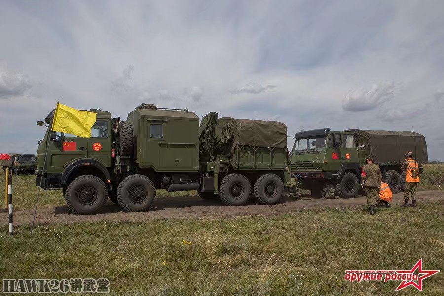 "修理营"军事比赛 中国多用途抢修车大显神威