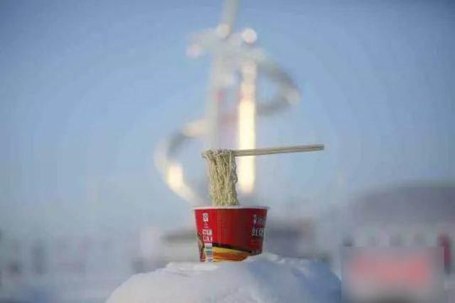 日本北海道户外温度零下22C,热面迅速成凌空