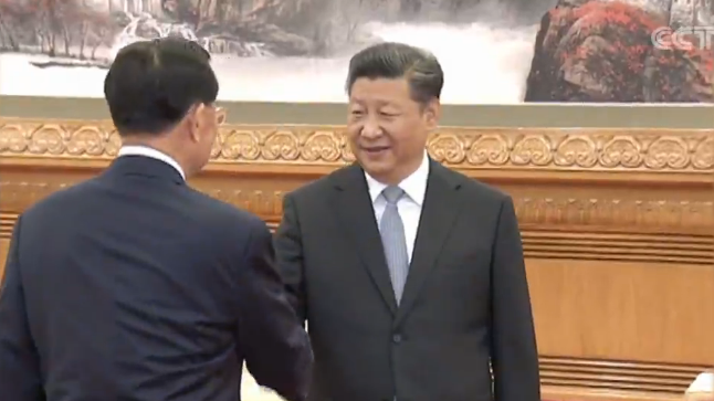 庆祝改革开放40周年大型展览之“习近平总书记会见连战一行”