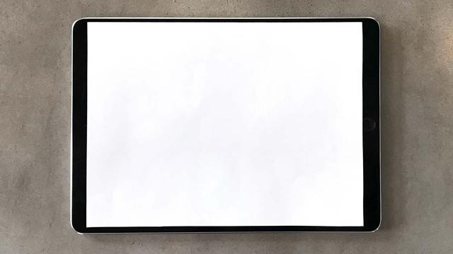 用a4纸 ipad pro演示窄边框效果