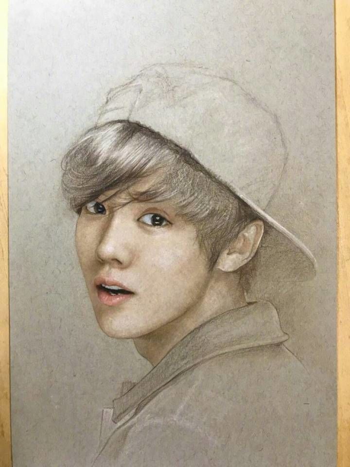 [鹿晗][分享]170704 围观大触手绘画一般的鹿晗