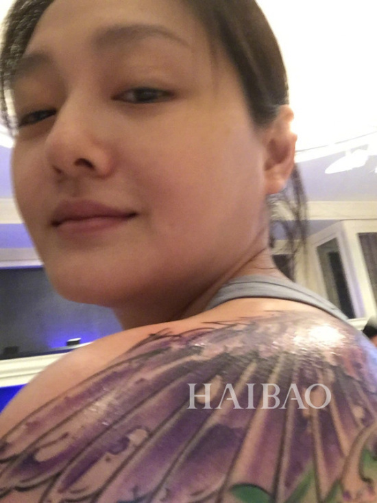 大s纹第7个纹身还大喊内心是自由的!