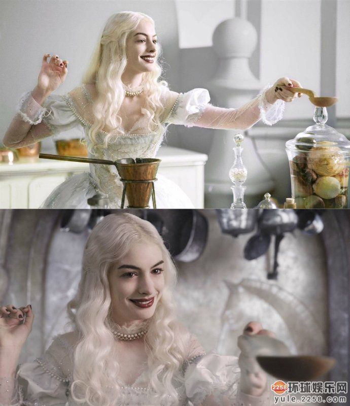 海瑟薇饰演的白皇后美极了 辣妈银幕造型史 海瑟薇饰演的白皇后美极了 辣妈银幕造型史