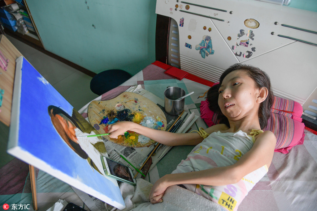 “我的愿望就是要成为一名真正的画家，创作一幅流传经典的画作，就此生无憾了。”张俊莉说。