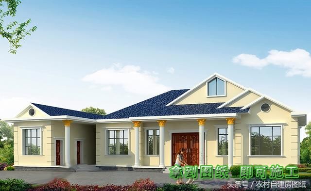 6款农村别墅设计图,带独立厨房有柴火灶,开春