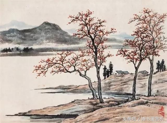 树树皆秋色,山山唯落晖,王绩《野望》(每天背一