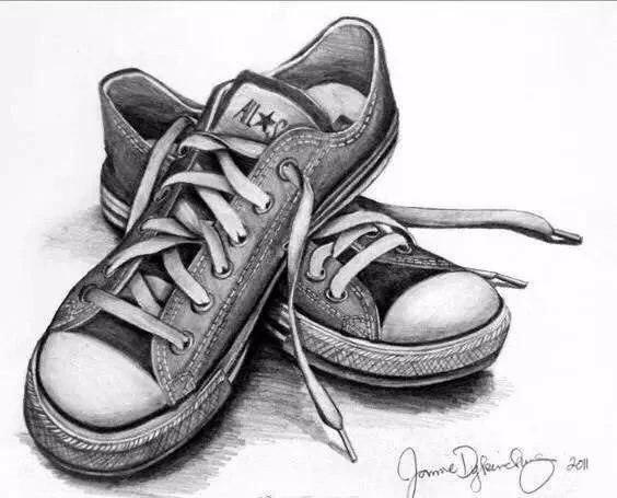 素描教程|鞋子画法