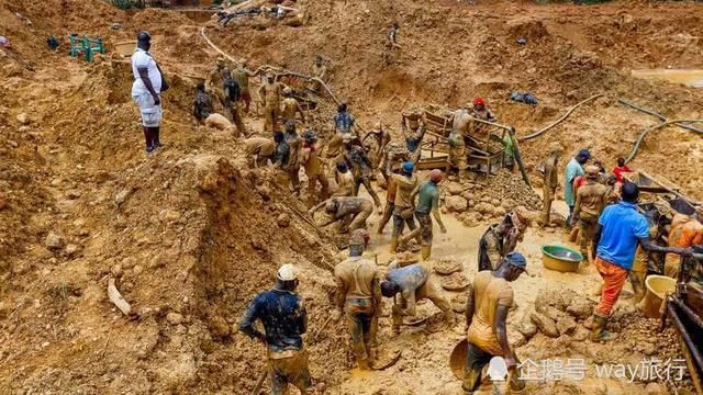 非洲真正的黄金海岸,遍地都是黄金,很多中国人
