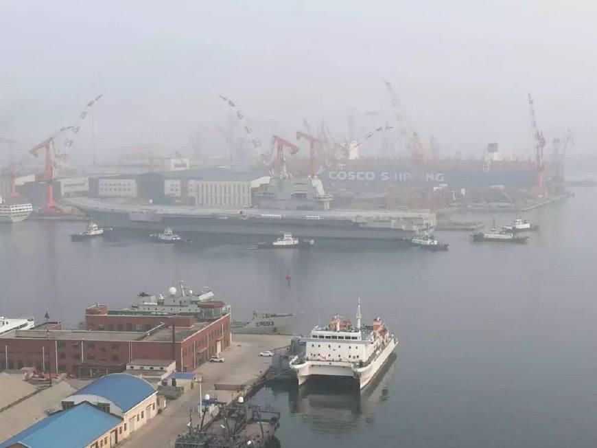 第二艘国产航母或将命名广东舰,采用电磁弹射