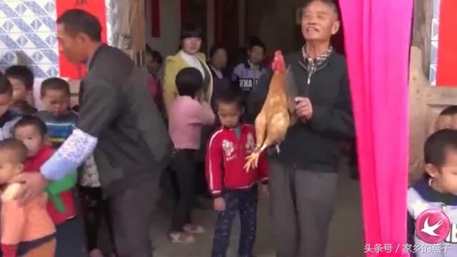 江西萍乡莲花县农村婚礼习俗:新娘入门之礼,没