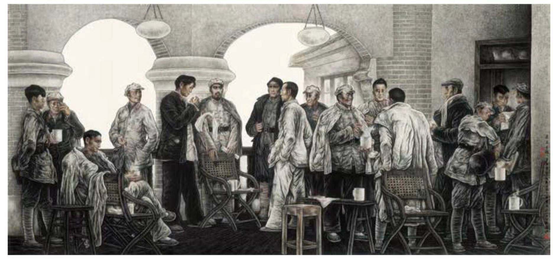 四家社会组织举办庆祝中国共产党成立100周年美术作品展