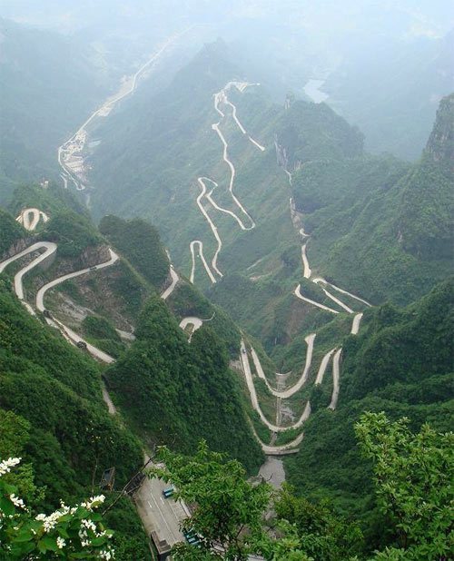 长沙张家界天门山一日游玻璃栈道很刺激,游记