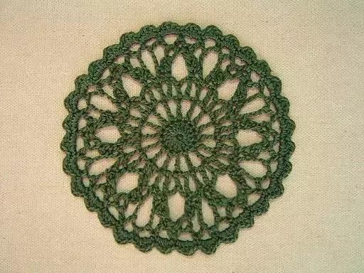 【编织技巧】| 蕾丝花片图解大全:钩桌布、杯垫