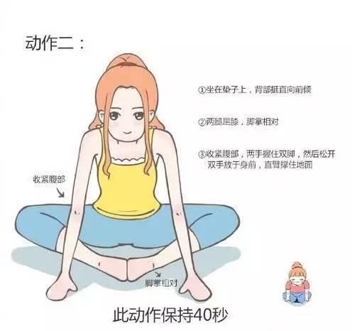 两脚掌相对紧贴,收紧