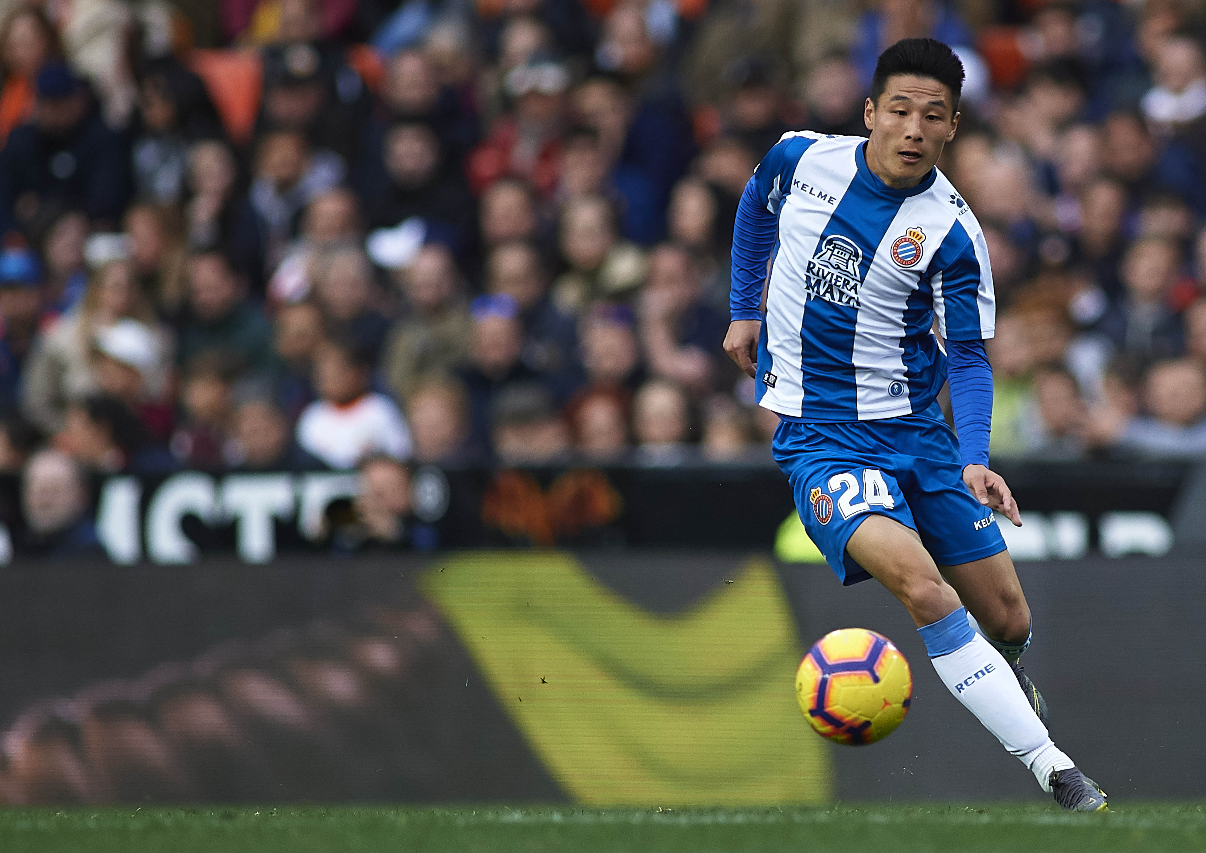 武磊首发出场71分钟跑动8公里 西班牙人客场逼