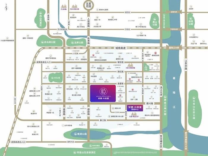 兴悦里项目区位图