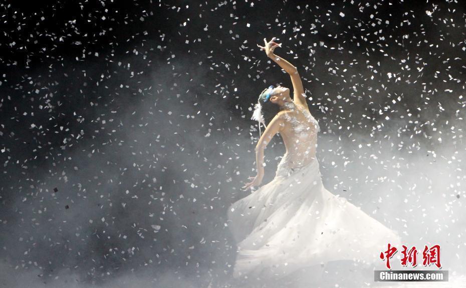 杨丽萍起舞一票难求 千人争睹“孔雀公主” 杨丽萍起舞一票难求 千人争睹“孔雀公主”