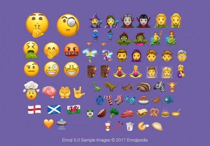 美人魚,殭屍.一大波emoji新表情正在路上