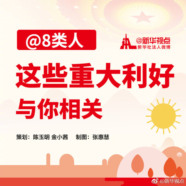 @8类人，这些重大利好，与你相关！