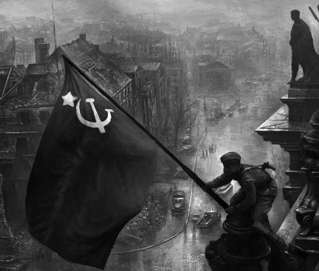 苏联插旗头像图片