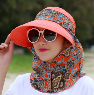 又防晒又好看的遮阳帽,夏季这么戴,美美哒