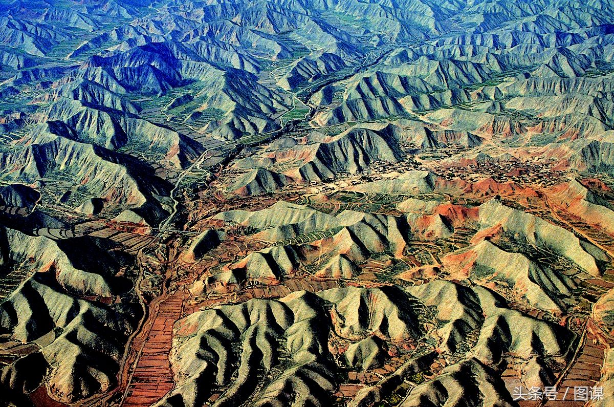 这些航拍黄土高原的照片来自34年前,哪张照片