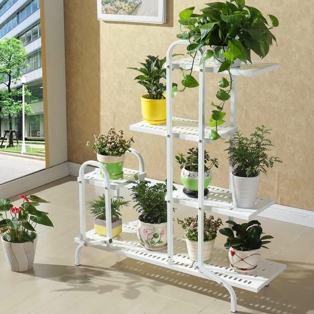 自制漂亮阳台,这些花架简直美呆了