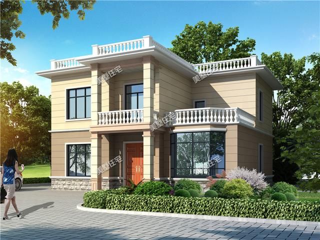 5款二层农村小别墅,造价经济功能多,风水先生