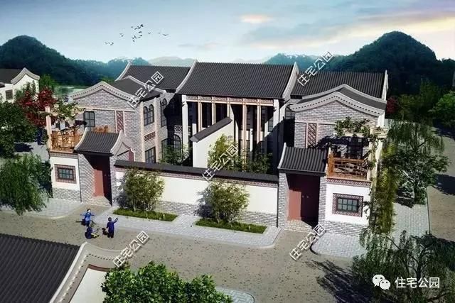 新农村建中式别墅最佳户型前30名,第1有多漂亮