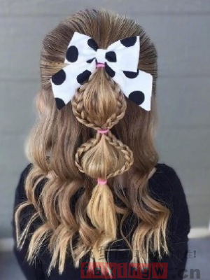 可爱小孩编发造型 每一款都如阳光般灿烂