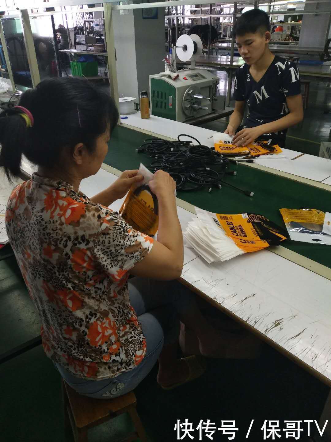 实拍深圳电子线束工厂,一线工人们靠计件月赚