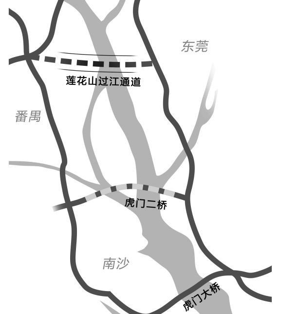 连接广州东莞 莲花山过江通道2020年开建