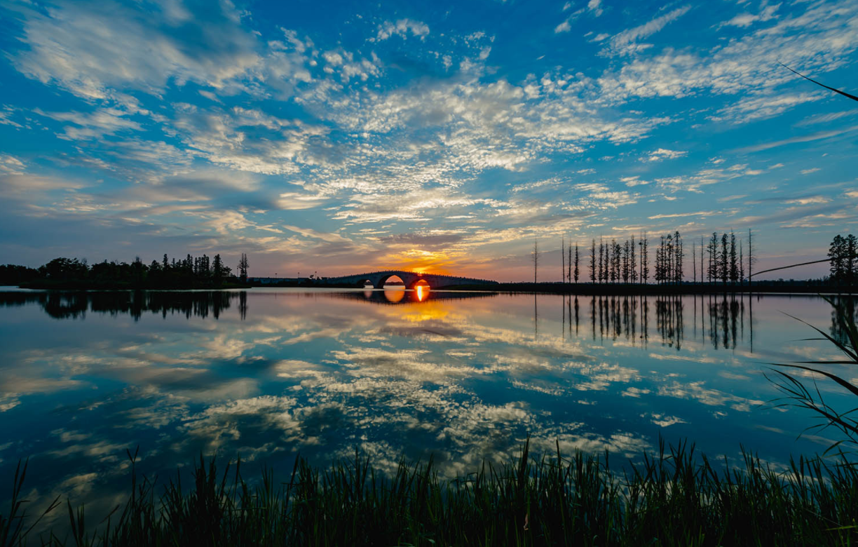 美丽的鹃湖(海宁市鹃湖应急备用水源工程)