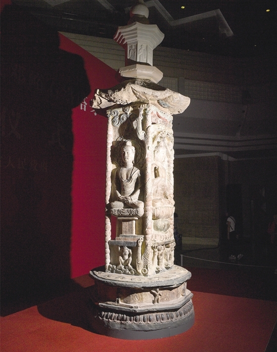 被盗19年唐代石塔塔身由台捐赠返晋