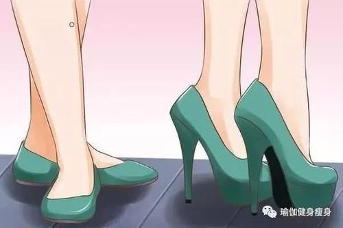 女人,正确的穿高跟鞋走路技巧