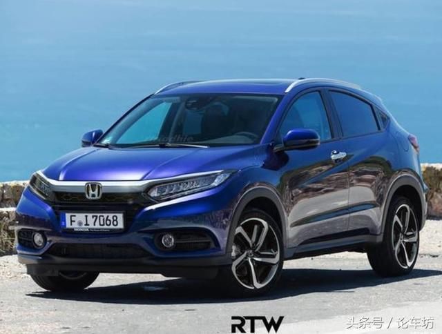 2019款中期改款本田缤智路试,高配跟思域一样