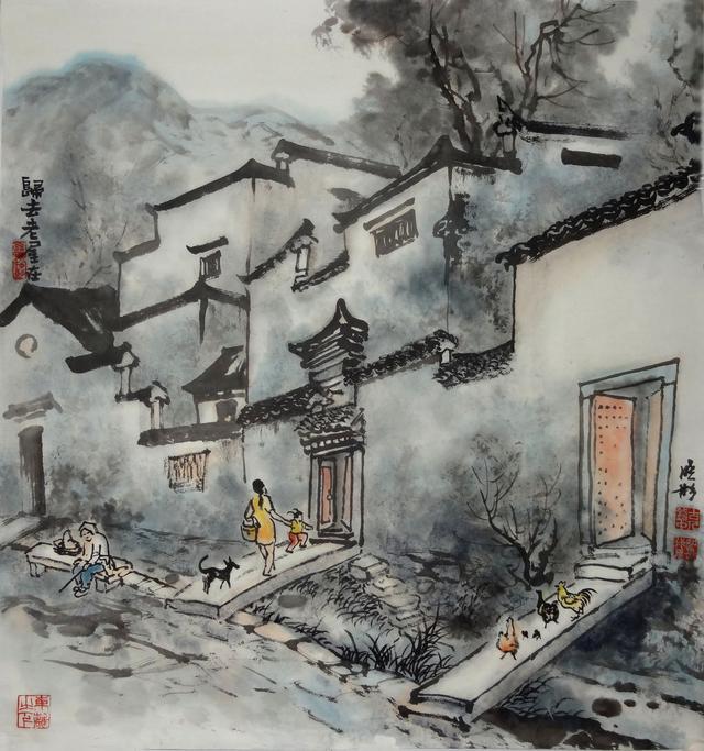 你的画不是山水画,而是风景画