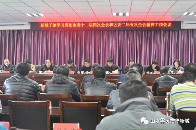 密云新城子镇学习贯彻市委十二届四次全会和区委二届五次全会精神
