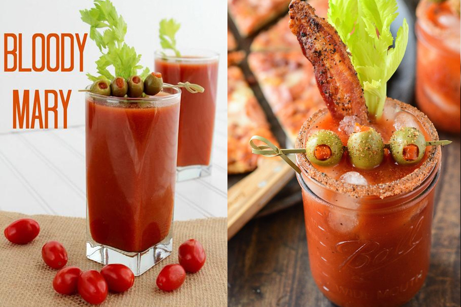 4.血腥玛丽(Bloody Mary)伏特加，女生敬请小心使用，男生务必立正站好，所有用来形容杀手的形容词都可以冠上：冷酷、血腥、杀无赦，其中波兰产的Spirytus，酒精浓度为96度，据说只浅尝一口，嘴唇就会瞬间发麻、脱水，但它的口感最接近水。加上任何果汁都可以是绝美的鸡尾酒，比方说加上西红柿汁就成了听来让人头皮发麻的名字——血腥玛丽。