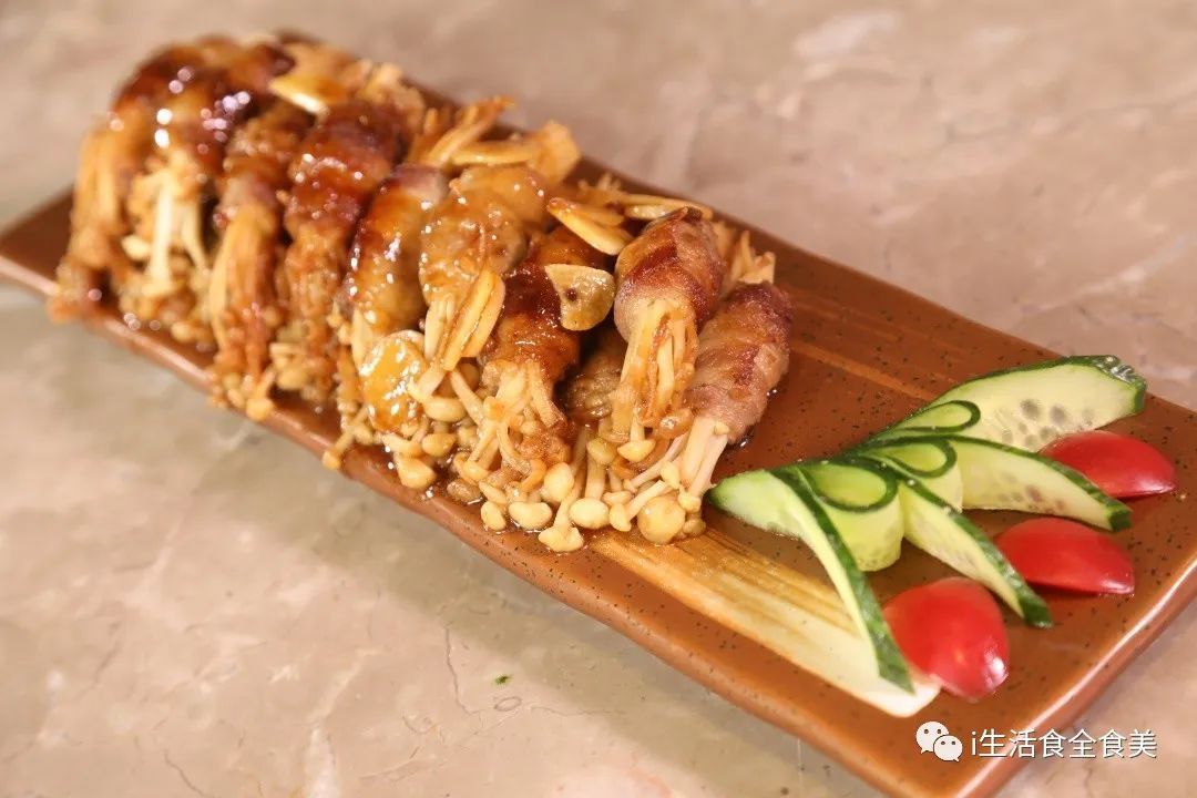 大厨教你做出汁水充盈,好吃不停嘴的家庭版金针菇牛肉卷