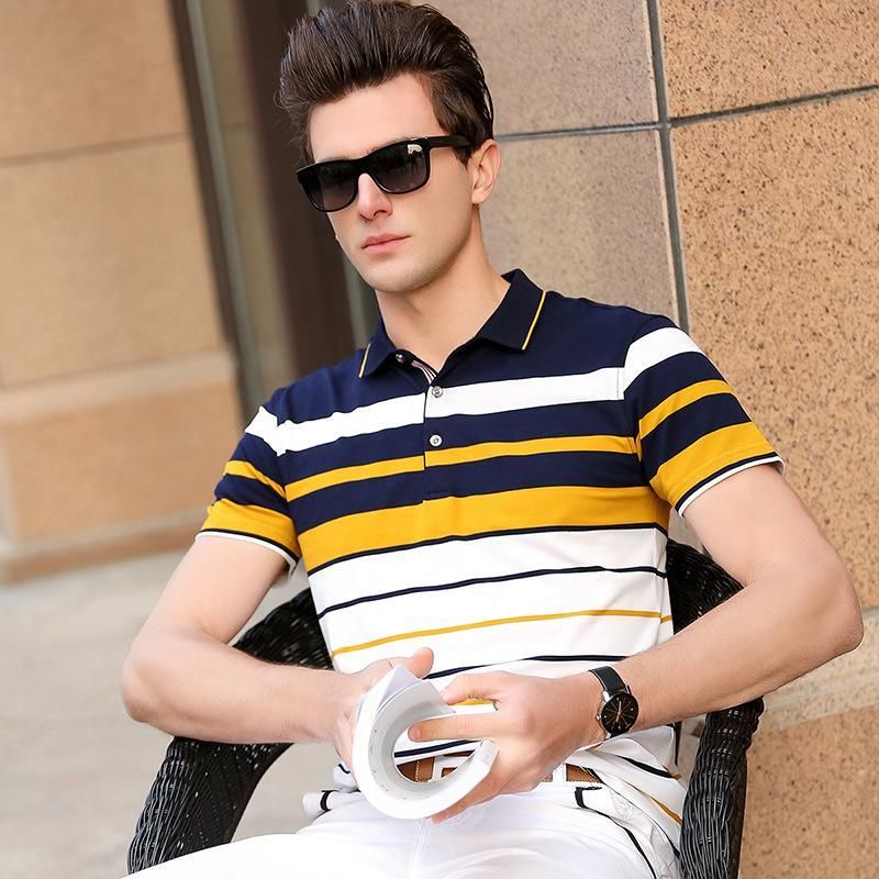 永不过时的时尚T恤+休闲长裤,男神穿搭的不二